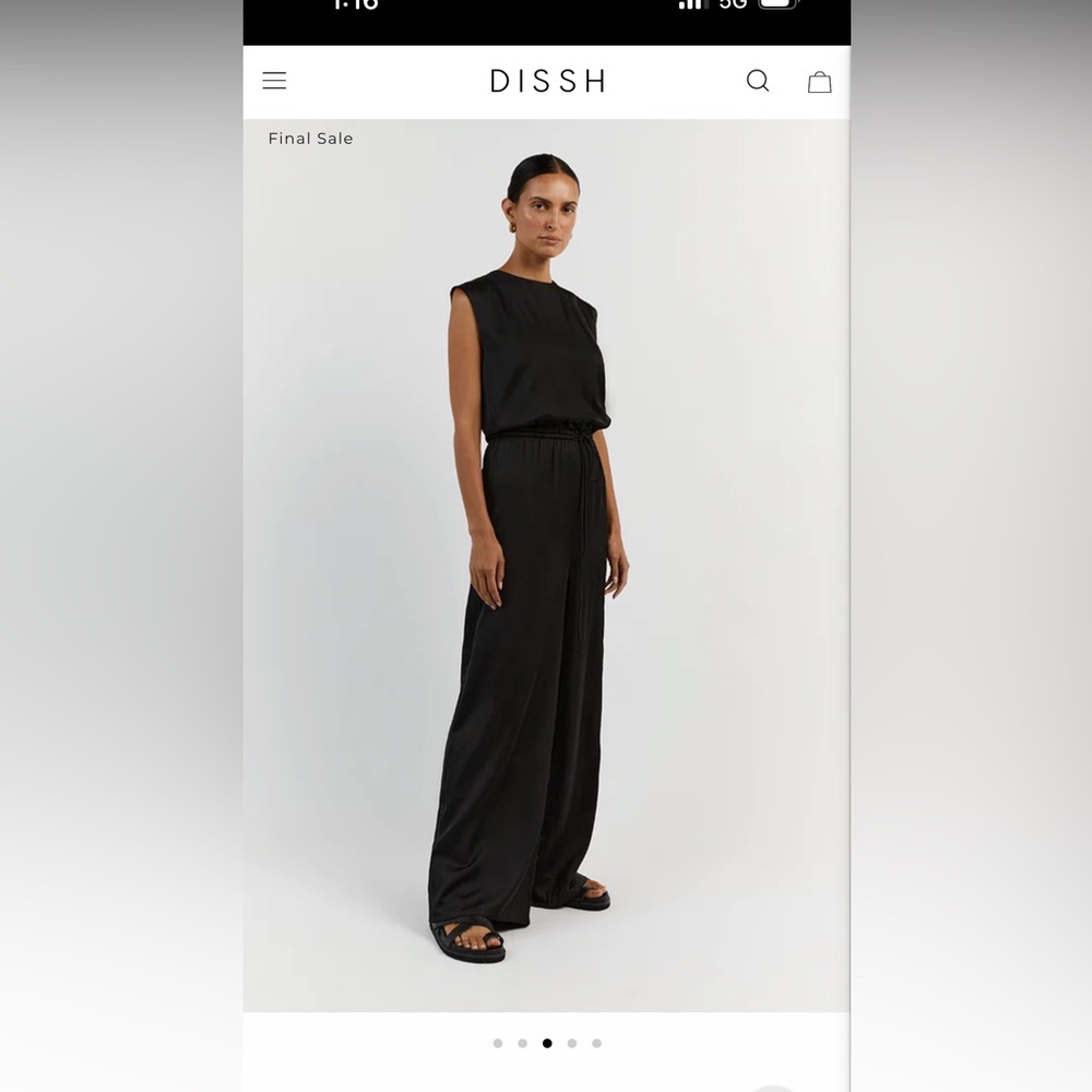 Brand new with tags - Dissh Rue black jumpsuit. Amazing quality and material